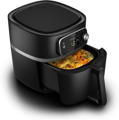 Philips 3000 Serisi Airfryer Large, Rapid Air Teknolojisi 4,1L, 7 Ayarlı Dokunmatik Ekran, Sıcak Tutma Özelliği, HomeID Uygulaması, Kullanımı ve Temizlemesi Kolay, HD9243/90