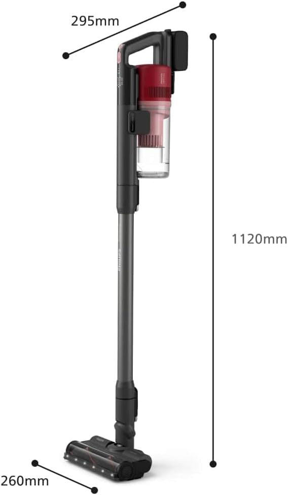 Philips 7000 Serisi Aqua 25.2 V Kablosuz Dik Süpürge, PowerCyclone 12, TriActive Akıllı Başlık, 80 dk'ya kadar Şarj, 3 Aşamalı Filtreleme, XC7053/01