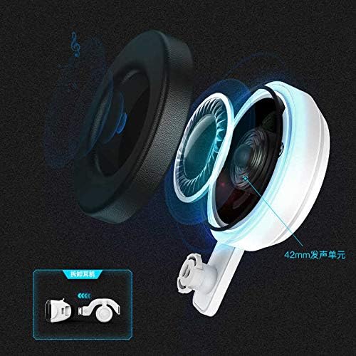 Fogy VR 3D stereo ses, 42 MM ses ünitesi ile Bluetoothstereo kulaklık ile birlikte gelir. 3D Sanal Gerçeklik Gözlüğü 4.7-6.1