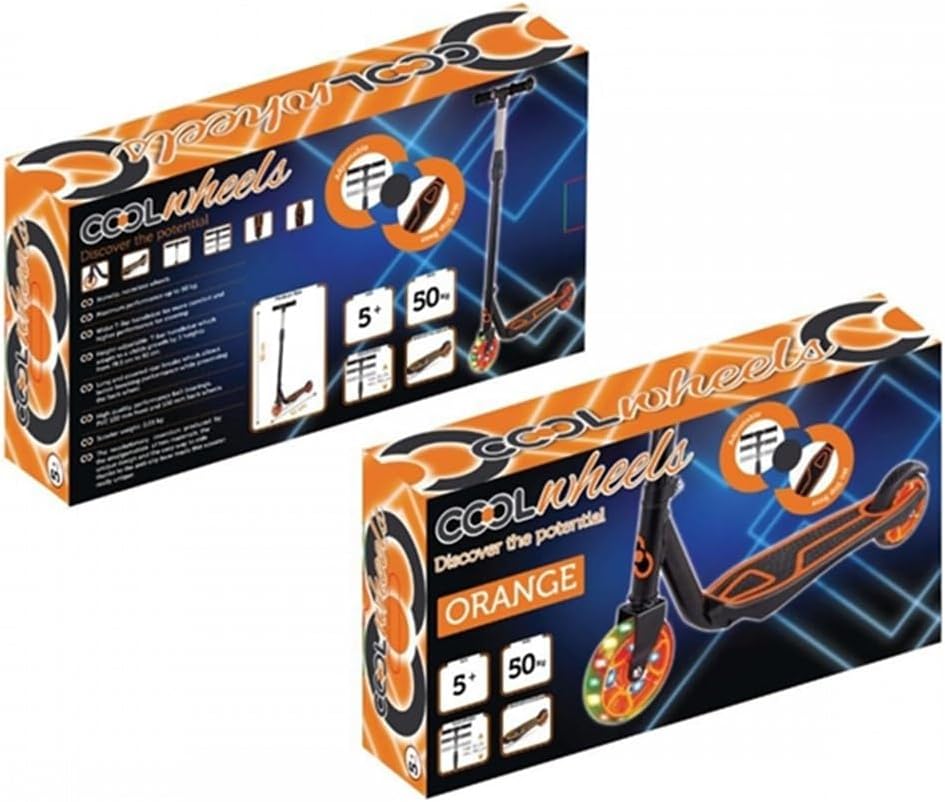 Cool Wheels 2 Tekerlekli Işıklı Scooter 5+ Yaş Tur