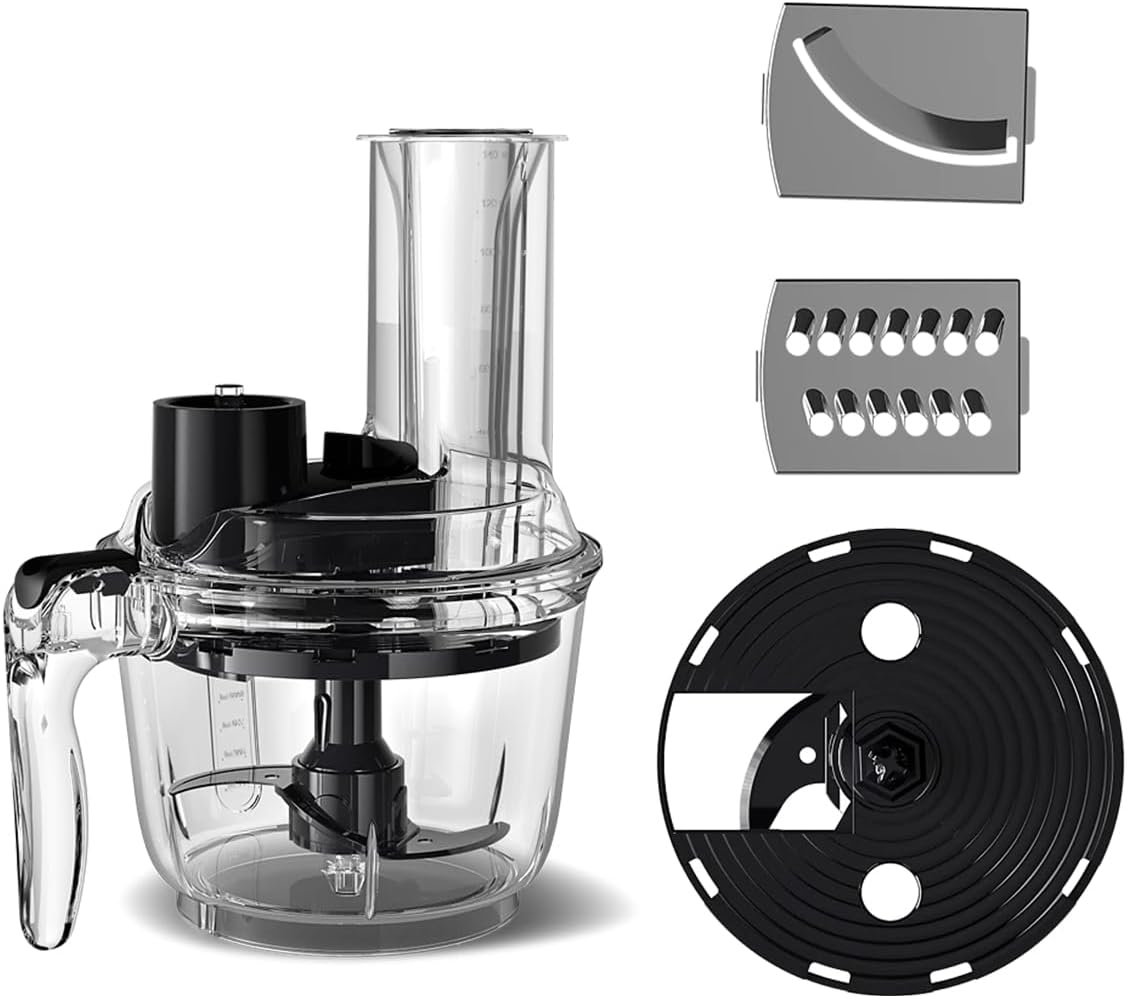 Blender Seti 1200 W, SpeedTrigger Teknolojisi, 1,7 L mutfak robotu aksesuarı, 0,5L kapasiteli BPA içermeyen hazne, Pişirme ayarları için çift çırpıcı aksesuarı, HR2695/01
