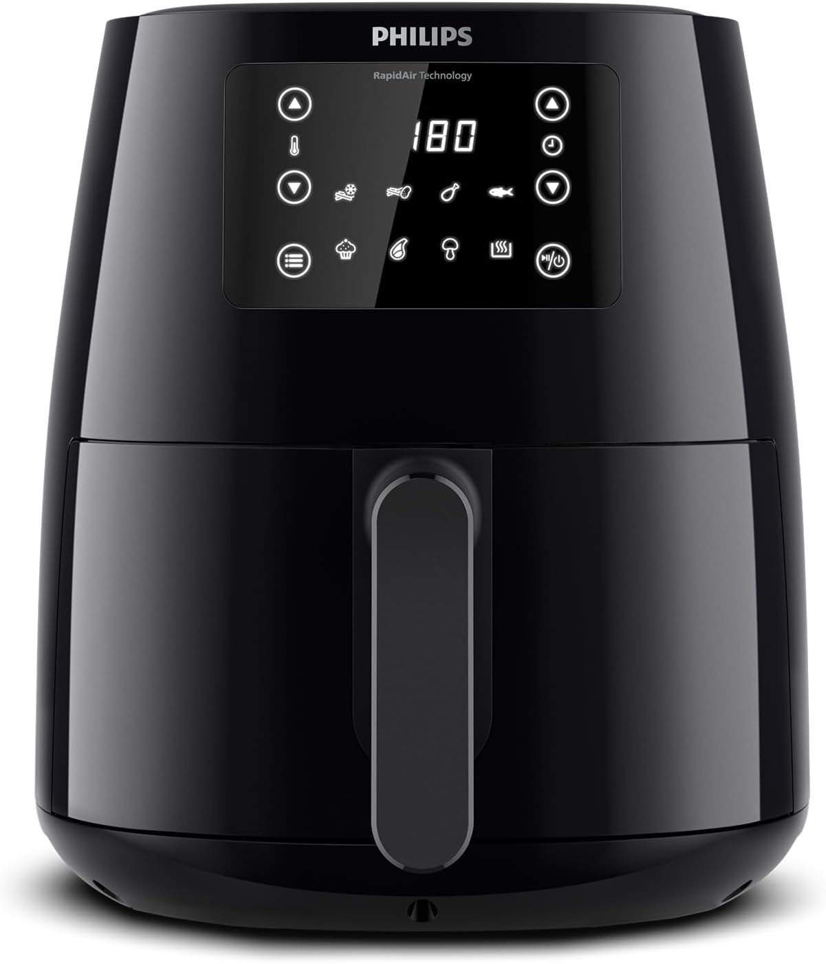 Philips 3000 Serisi Airfryer Large, Rapid Air Teknolojisi 4,1L, 7 Ayarlı Dokunmatik Ekran, Sıcak Tutma Özelliği, HomeID Uygulaması, Kullanımı ve Temizlemesi Kolay, HD9243/90