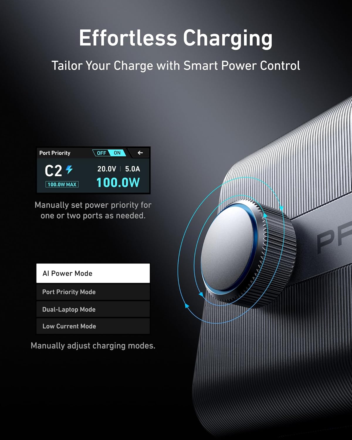 Anker Prime 250 W GaN Desktop Şarj A2345, Silver
