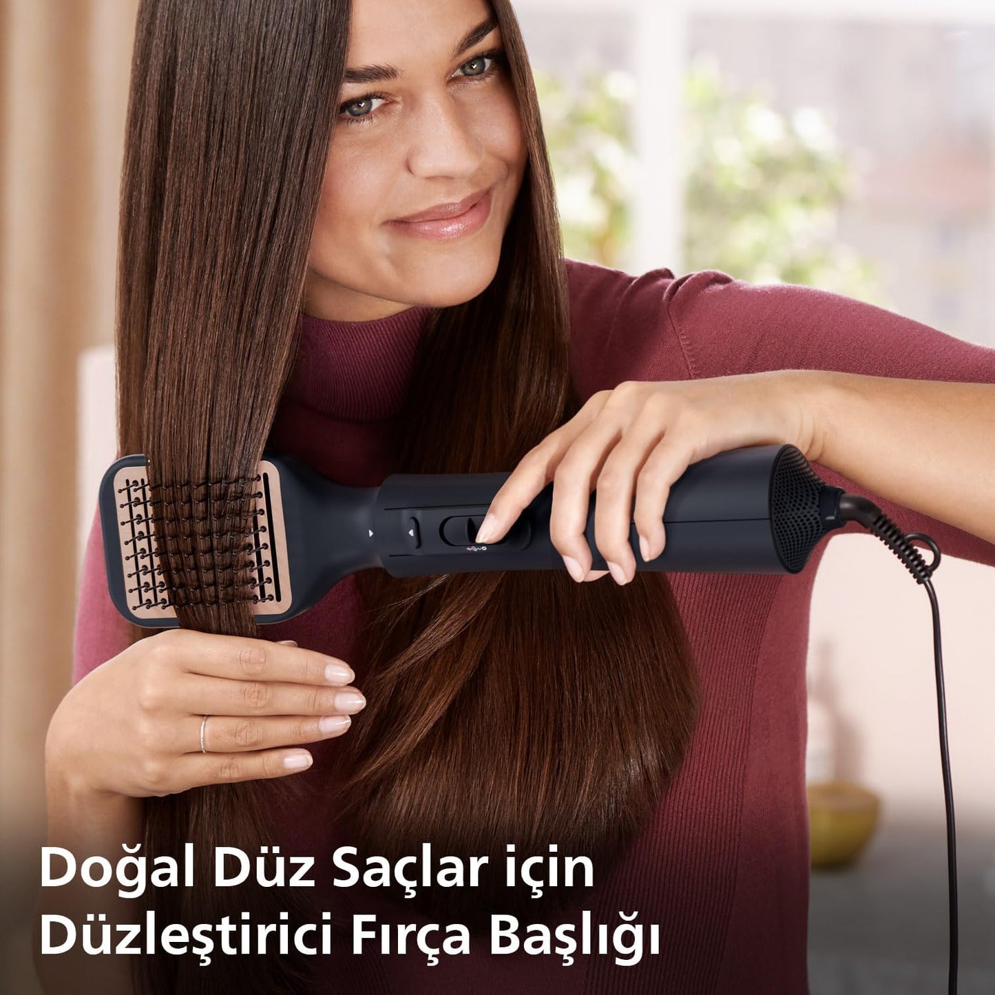 Philips Saç Şekillendirme ve Kurutma Seti BHA530/00, Argan Yağı Seramik Kaplama, 5 Aparat, 3 Isı ve Hız Ayarı