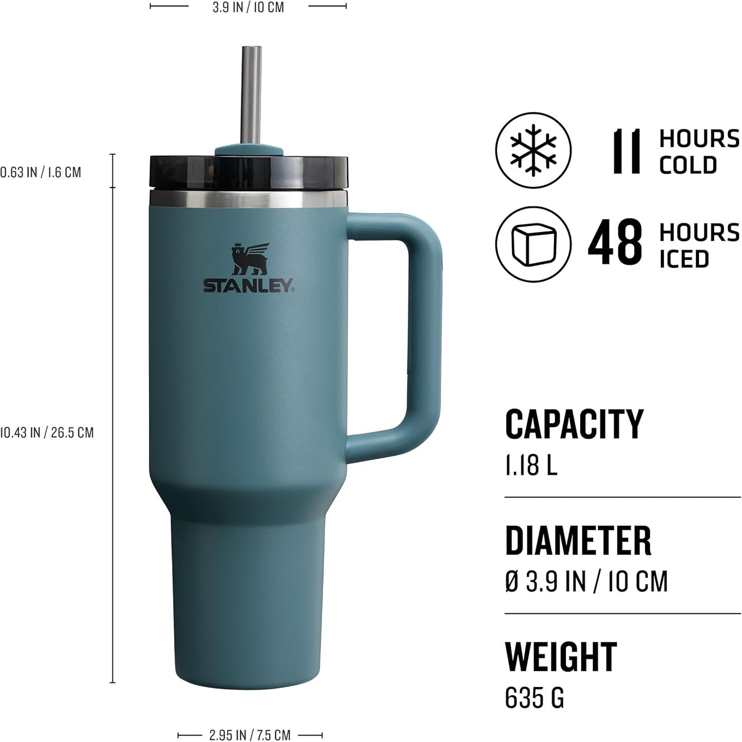 Pipetli Termos Bardak 1.18 Lt