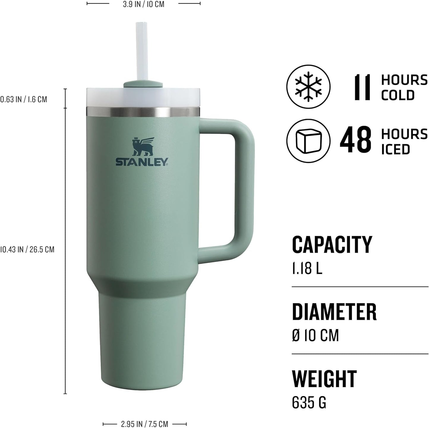 Pipetli Termos Bardak 1.18 Lt