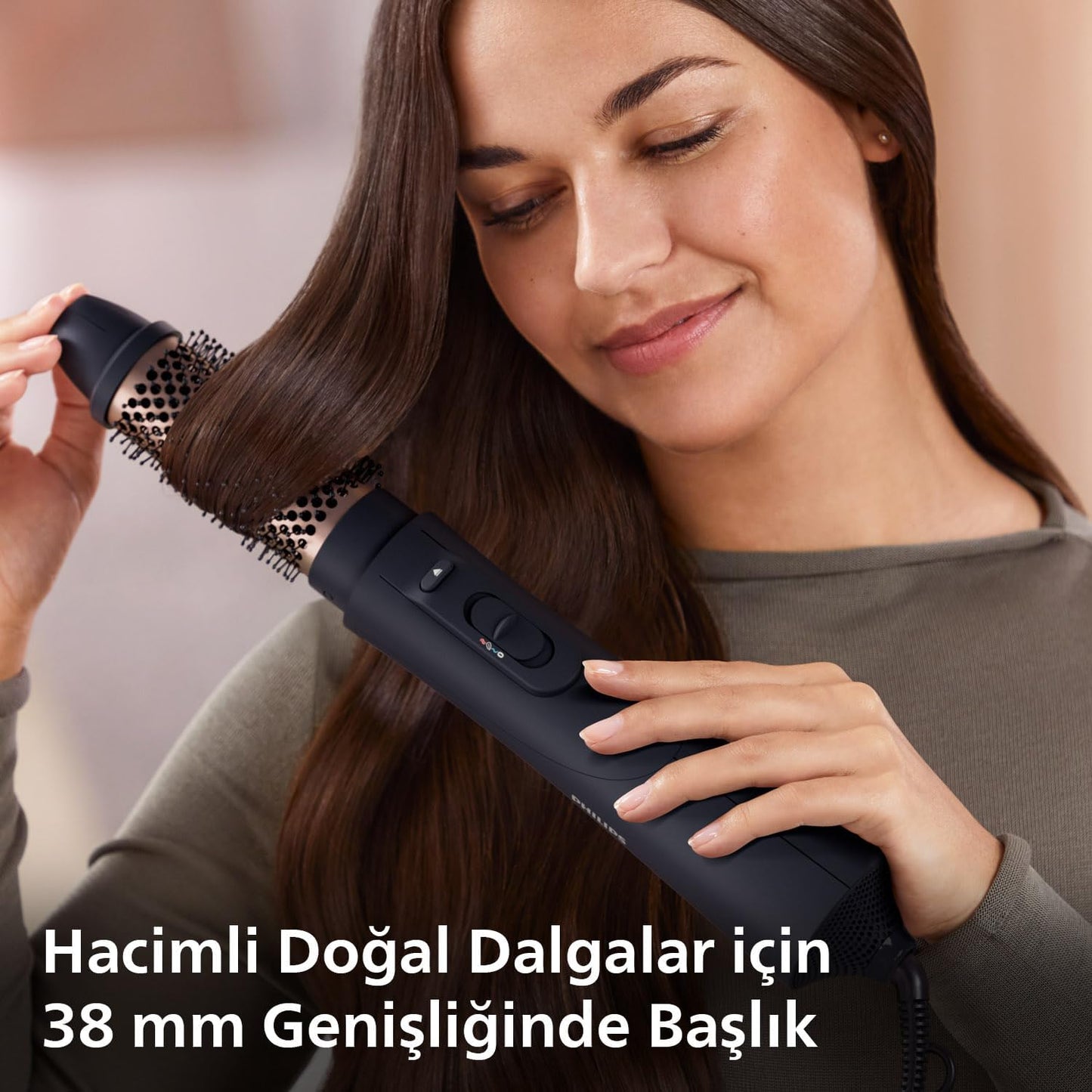 Philips Saç Şekillendirme ve Kurutma Seti BHA530/00, Argan Yağı Seramik Kaplama, 5 Aparat, 3 Isı ve Hız Ayarı