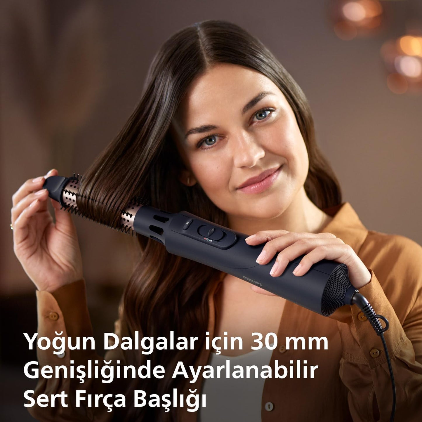 Philips Saç Şekillendirme ve Kurutma Seti BHA530/00, Argan Yağı Seramik Kaplama, 5 Aparat, 3 Isı ve Hız Ayarı