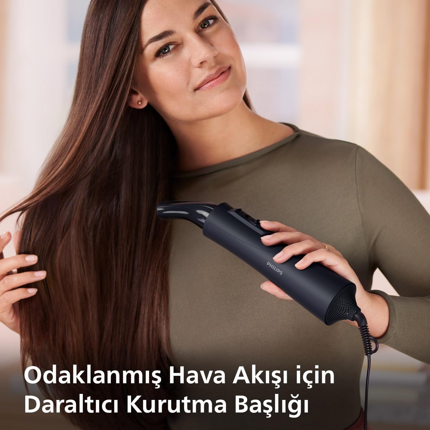 Philips Saç Şekillendirme ve Kurutma Seti BHA530/00, Argan Yağı Seramik Kaplama, 5 Aparat, 3 Isı ve Hız Ayarı