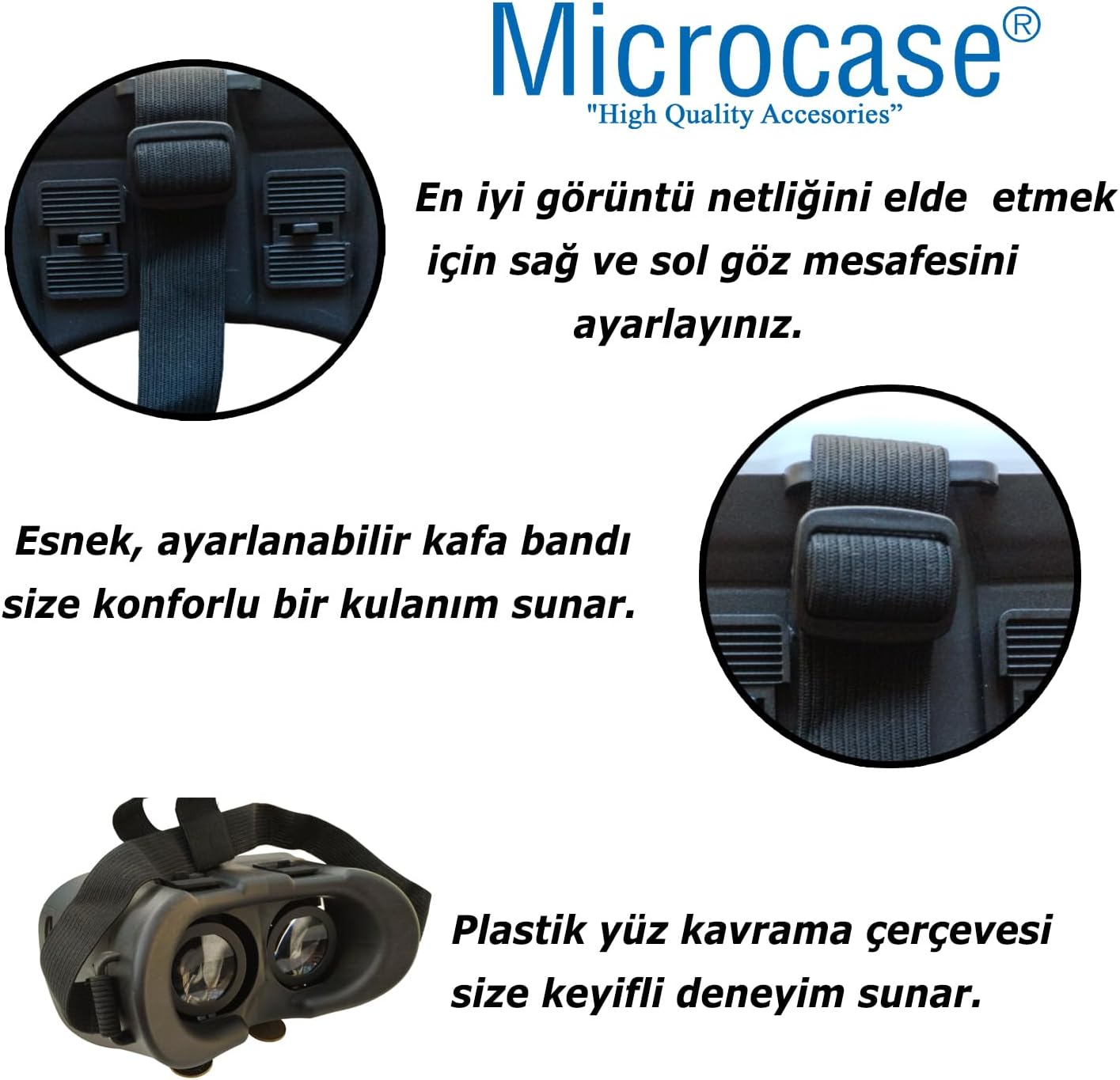Microcase VR 3D Sanal Gerçeklik Gözlüğü - AL4718