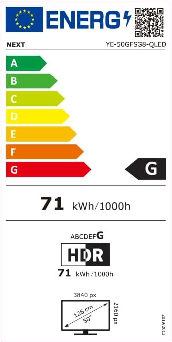 Next YE-55GFSG7-4K 55" 140 Ekran UHD 4K Google Android TV