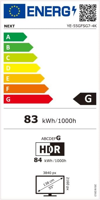 Next YE-55GFSG7-4K 55" 140 Ekran UHD 4K Google Android TV