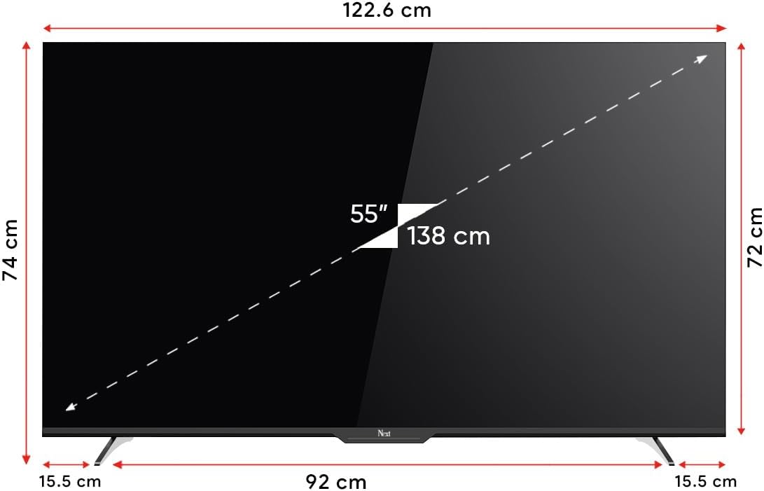 Next YE-55GFSG7-4K 55" 140 Ekran UHD 4K Google Android TV