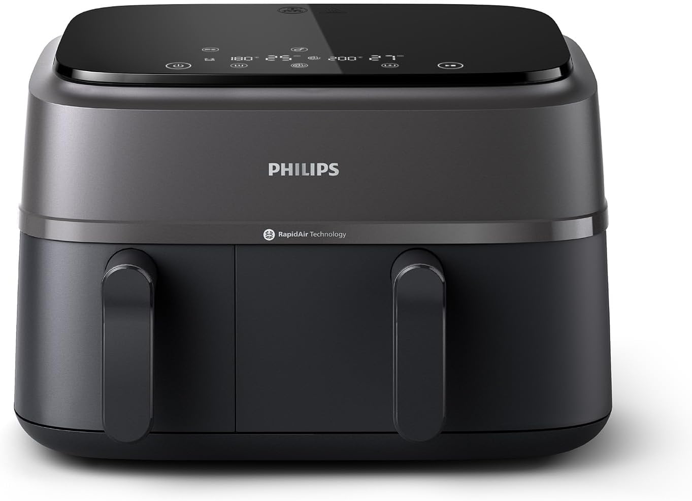 Philips 3000 Serisi Airfryer Large, Rapid Air Teknolojisi 4,1L, 7 Ayarlı Dokunmatik Ekran, Sıcak Tutma Özelliği, HomeID Uygulaması, Kullanımı ve Temizlemesi Kolay, HD9243/90