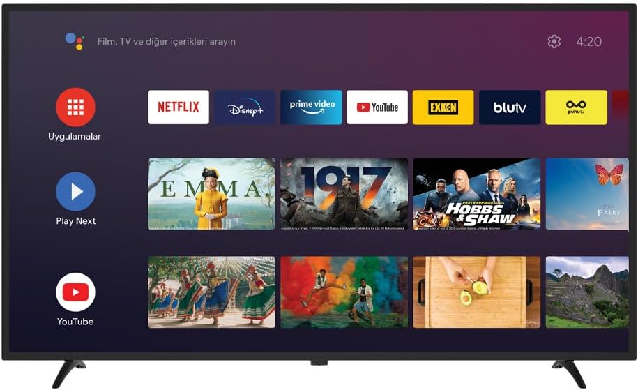 Next YE-42020GG4 42" 106 Ekran Full HD Google Android TV [Enerji Sınıfı G]