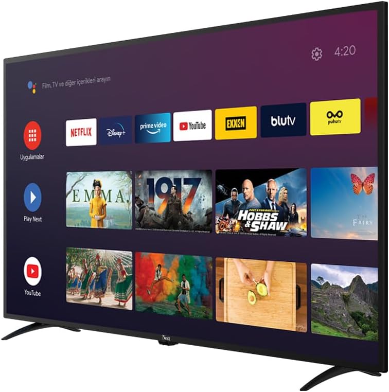 Next YE-42020GG4 42" 106 Ekran Full HD Google Android TV [Enerji Sınıfı G]
