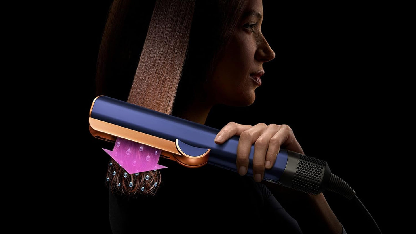 Dyson Airstrait Prusya Mavisi ve Parlak Bakır Islak ve Kuru Saç Düzleştirici (DYSON TÜRKİYE GARANTİLİ)