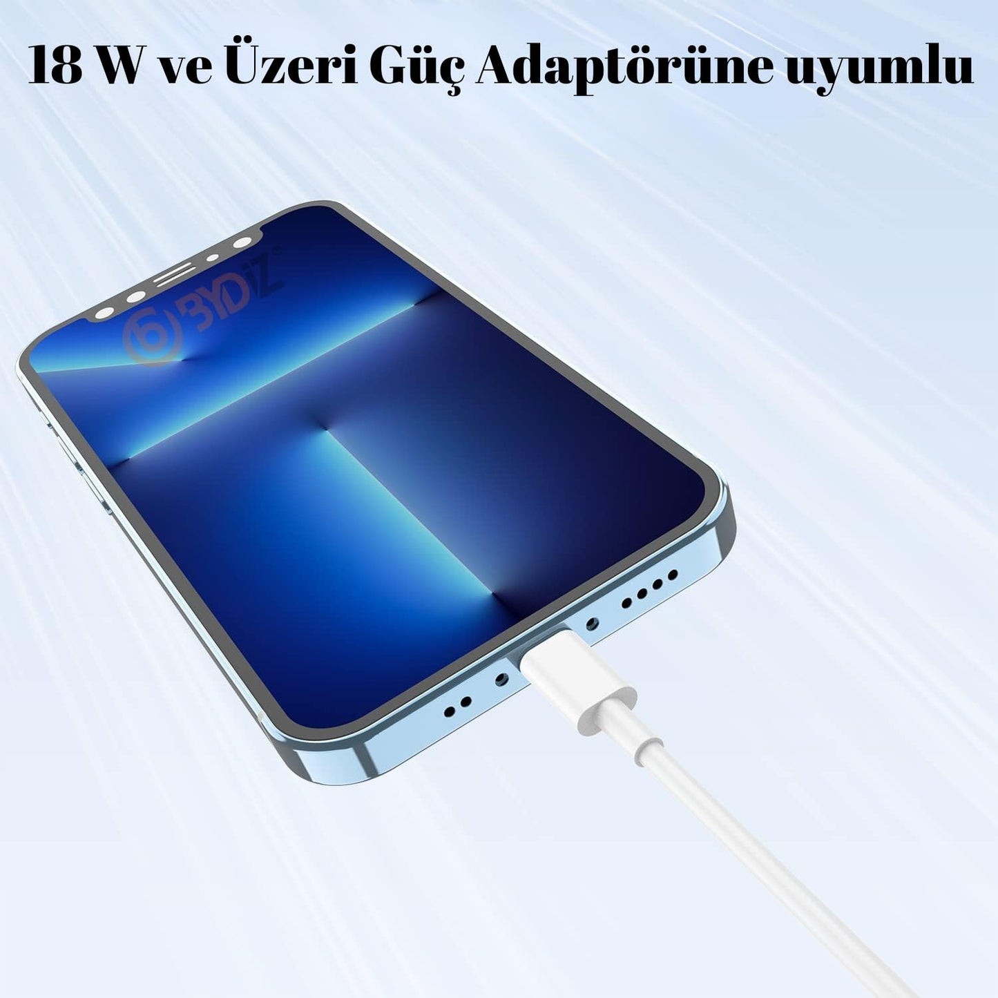 iPhone USB C To Lightning Hızlı şarj Aleti Kablosu 【 MFi Onaylı Çip 】 iPhone Hızlı Şarj Kablosu 14/13/12/12 Pro Max/11/Xs Max/XR/X,AirPods Pro