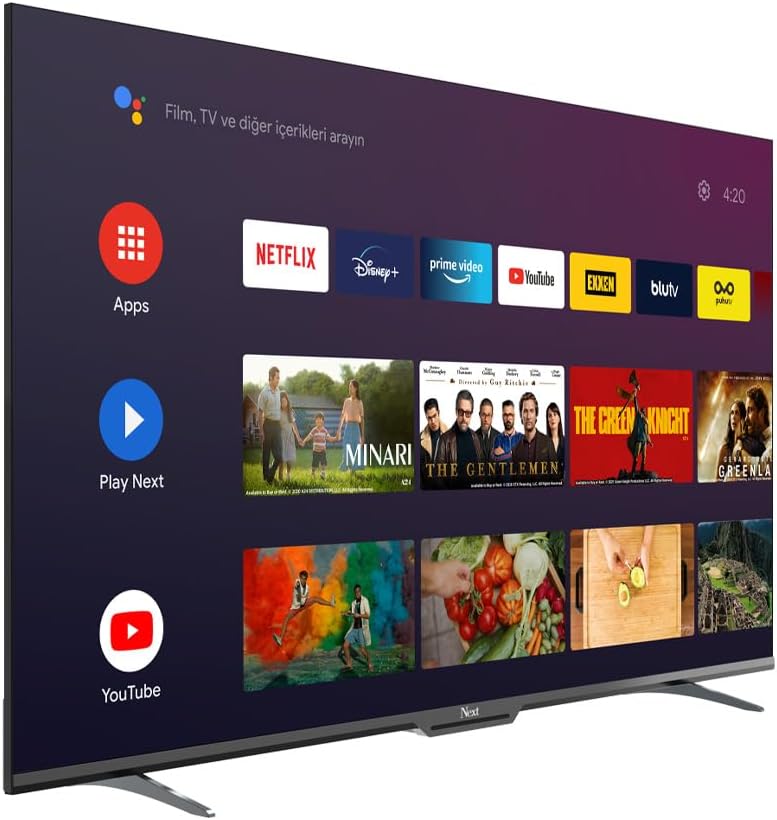 Next YE-55GFSG7-4K 55" 140 Ekran UHD 4K Google Android TV