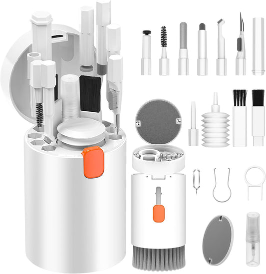 VICHYIE 20'si 1 Arada Klavye ve Kulaklık Temizleme Seti - AirPods 1/2/3/Pro, PC, Dizüstü Bilgisayar, Cep Telefonu, Kamera İçin Aksesuar