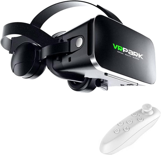 Microcase VRPARK J50 Bluetooth Kulaklıklı 3D Sanal Gerçeklik Gözlüğü+ VR Kablosuz Bluetooth Kumanda-AL4754