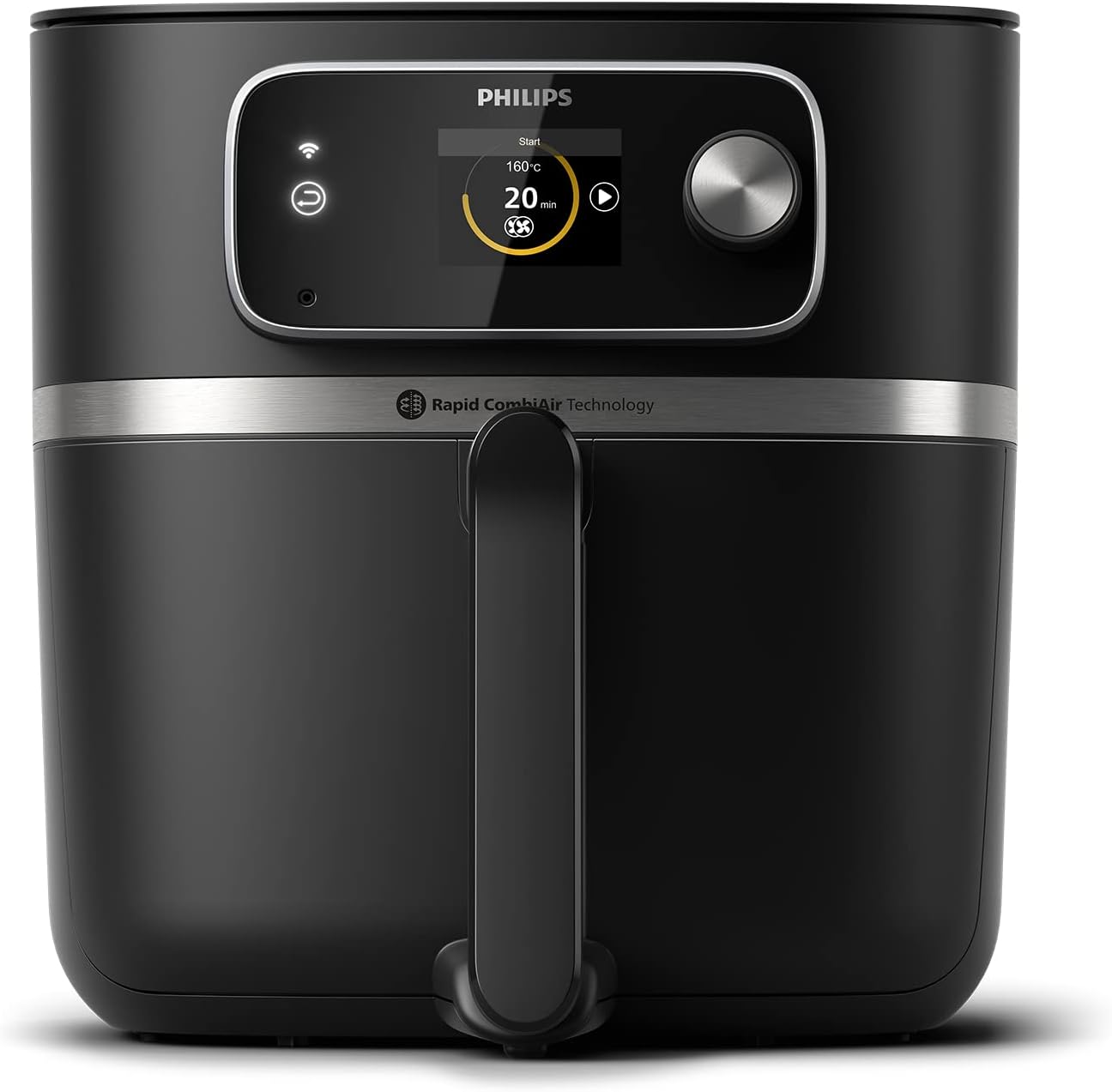 Philips 3000 Serisi Airfryer Large, Rapid Air Teknolojisi 4,1L, 7 Ayarlı Dokunmatik Ekran, Sıcak Tutma Özelliği, HomeID Uygulaması, Kullanımı ve Temizlemesi Kolay, HD9243/90