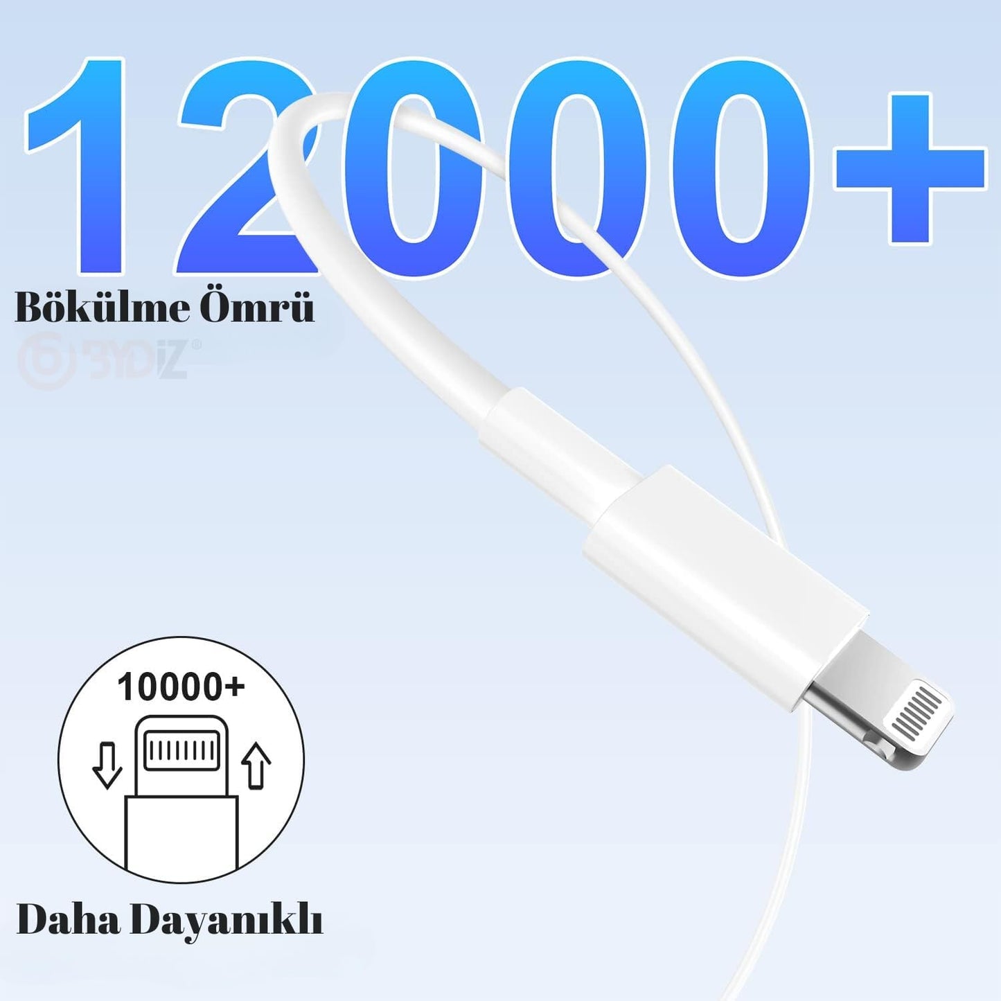 iPhone USB C To Lightning Hızlı şarj Aleti Kablosu 【 MFi Onaylı Çip 】 iPhone Hızlı Şarj Kablosu 14/13/12/12 Pro Max/11/Xs Max/XR/X,AirPods Pro