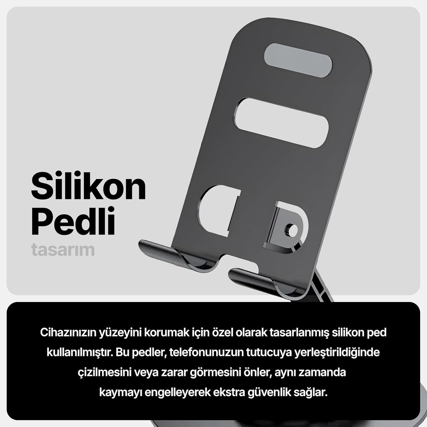Minesk Magsafe ile Uyumlu Ultra Güçlü Mıknatıslı ve 360 Dönebilen yüksekliği ve Ekran Açısı Ayarlanabilen Vakum Sistemli Akıllı Telefon Tutucu (Vakumlu Manyetik)