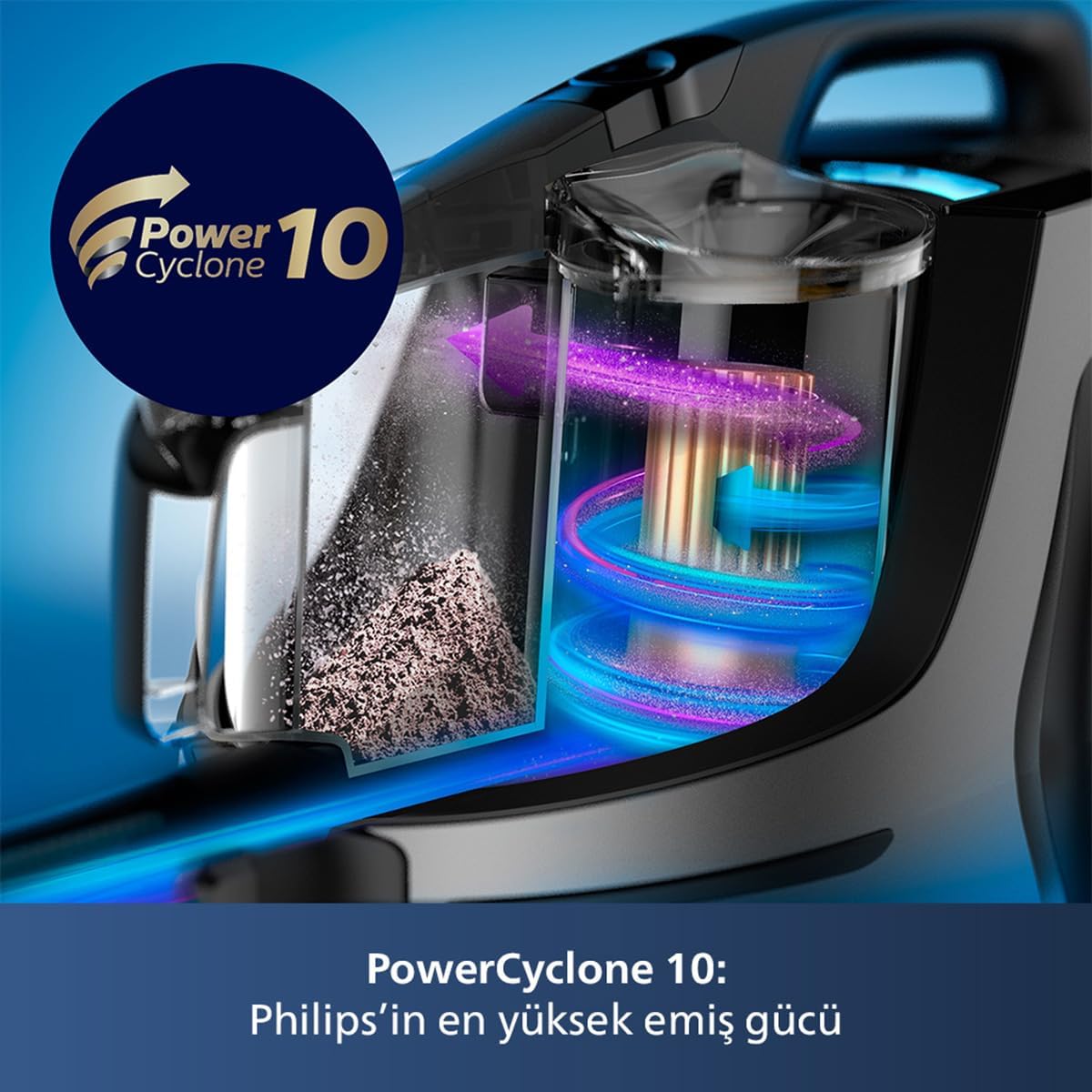 Philips Toz Torbasız Elektrikli Süpürge
