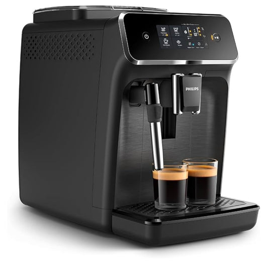 HILIPS EP2220/10 Tam Otomatik Espresso Makinası, 1.8 L Kapasite, Zamanlayıcı, AquaClean Özelliği, Siyah